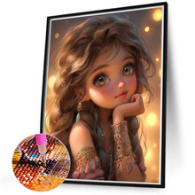 Load image into Gallery viewer, Sweet Girl 40*50CM(Canvas) Full Round Drill Diamond Painting
