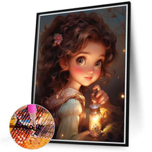 Load image into Gallery viewer, Sweet Girl 40*50CM(Canvas) Full Round Drill Diamond Painting
