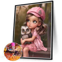 Load image into Gallery viewer, Sweet Girl 40*50CM(Canvas) Full Round Drill Diamond Painting
