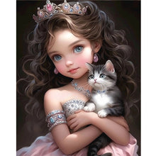 Load image into Gallery viewer, Sweet Girl 40*50CM(Canvas) Full Round Drill Diamond Painting
