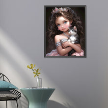 Load image into Gallery viewer, Sweet Girl 40*50CM(Canvas) Full Round Drill Diamond Painting
