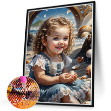 Load image into Gallery viewer, Sweet Girl 40*50CM(Canvas) Full Round Drill Diamond Painting
