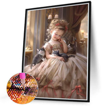 Load image into Gallery viewer, Sweet Girl 40*50CM(Canvas) Full Round Drill Diamond Painting
