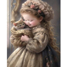 Load image into Gallery viewer, Sweet Girl 40*50CM(Canvas) Full Round Drill Diamond Painting
