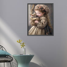 Load image into Gallery viewer, Sweet Girl 40*50CM(Canvas) Full Round Drill Diamond Painting
