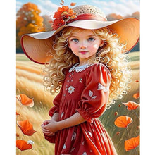 Load image into Gallery viewer, Sweet Girl 40*50CM(Canvas) Full Round Drill Diamond Painting
