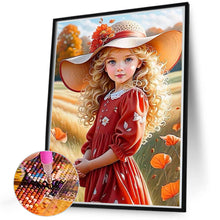 Load image into Gallery viewer, Sweet Girl 40*50CM(Canvas) Full Round Drill Diamond Painting
