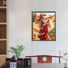 Load image into Gallery viewer, Sweet Girl 40*50CM(Canvas) Full Round Drill Diamond Painting
