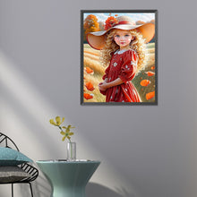 Load image into Gallery viewer, Sweet Girl 40*50CM(Canvas) Full Round Drill Diamond Painting
