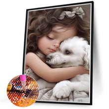 Load image into Gallery viewer, Sweet Girl 40*50CM(Canvas) Full Round Drill Diamond Painting
