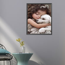 Load image into Gallery viewer, Sweet Girl 40*50CM(Canvas) Full Round Drill Diamond Painting
