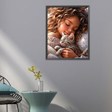 Load image into Gallery viewer, Sweet Girl 40*50CM(Canvas) Full Round Drill Diamond Painting
