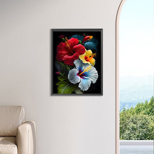 Poppy Flower 30*40CM(Canvas) Full Round Drill Diamond Painting