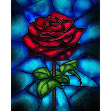 Load image into Gallery viewer, Glass Painted Roses 40*50CM(Canvas) Full Square Drill Diamond Painting
