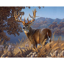 Load image into Gallery viewer, Reindeer 50*40CM(Canvas) Full Square Drill Diamond Painting

