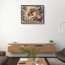 Load image into Gallery viewer, Red Koi 40*50CM(Canvas) Partial Special Shaped Drill Diamond Painting
