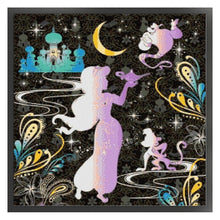 Load image into Gallery viewer, Silhouette-Princess Jasmine 40*40CM11CT 3 Stamped Cross Stitch
