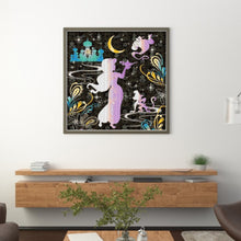 Load image into Gallery viewer, Silhouette-Princess Jasmine 40*40CM11CT 3 Stamped Cross Stitch
