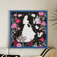 Load image into Gallery viewer, Silhouette-Princess Aurora 40*40CM11CT 3 Stamped Cross Stitch
