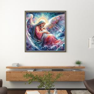 Our Lady 50*50CM11CT 3 Stamped Cross Stitch