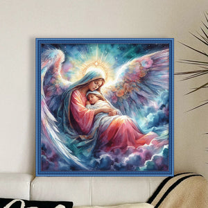 Our Lady 50*50CM11CT 3 Stamped Cross Stitch