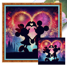 Load image into Gallery viewer, Love Mickey And Minnie 40*40CM11CT 3 Stamped Cross Stitch
