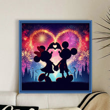 Load image into Gallery viewer, Love Mickey And Minnie 40*40CM11CT 3 Stamped Cross Stitch
