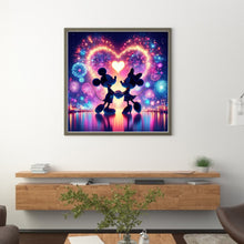 Load image into Gallery viewer, Love Mickey And Minnie 40*40CM11CT 3 Stamped Cross Stitch
