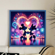 Load image into Gallery viewer, Love Mickey And Minnie 40*40CM11CT 3 Stamped Cross Stitch
