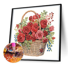 Load image into Gallery viewer, Flower Basket 30*30CM(Canvas) Partial Special Shaped Drill Diamond Painting
