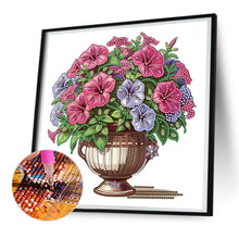 Load image into Gallery viewer, Flower Basket 30*30CM(Canvas) Partial Special Shaped Drill Diamond Painting
