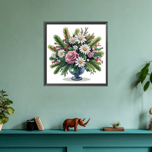 Load image into Gallery viewer, Flower Basket 30*30CM(Canvas) Partial Special Shaped Drill Diamond Painting
