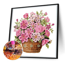 Load image into Gallery viewer, Flower Basket 30*30CM(Canvas) Partial Special Shaped Drill Diamond Painting
