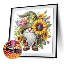 Load image into Gallery viewer, Flower Gnome 30*30CM(Canvas) Partial Special Shaped Drill Diamond Painting
