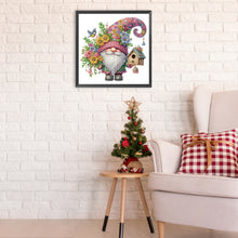 Load image into Gallery viewer, Flower Gnome 30*30CM(Canvas) Partial Special Shaped Drill Diamond Painting
