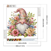 Load image into Gallery viewer, Flower Gnome 30*30CM(Canvas) Partial Special Shaped Drill Diamond Painting
