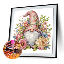 Load image into Gallery viewer, Flower Gnome 30*30CM(Canvas) Partial Special Shaped Drill Diamond Painting
