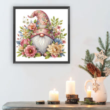 Load image into Gallery viewer, Flower Gnome 30*30CM(Canvas) Partial Special Shaped Drill Diamond Painting
