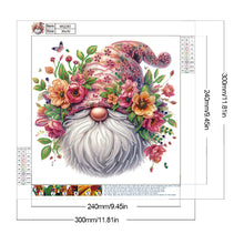 Load image into Gallery viewer, Flower Gnome 30*30CM(Canvas) Partial Special Shaped Drill Diamond Painting
