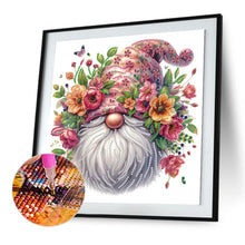 Load image into Gallery viewer, Flower Gnome 30*30CM(Canvas) Partial Special Shaped Drill Diamond Painting
