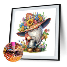 Load image into Gallery viewer, Flower Gnome 30*30CM(Canvas) Partial Special Shaped Drill Diamond Painting
