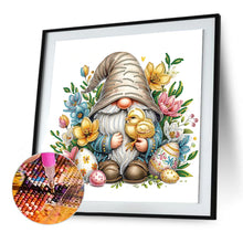 Load image into Gallery viewer, Flower Gnome 30*30CM(Canvas) Partial Special Shaped Drill Diamond Painting
