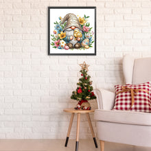 Load image into Gallery viewer, Flower Gnome 30*30CM(Canvas) Partial Special Shaped Drill Diamond Painting
