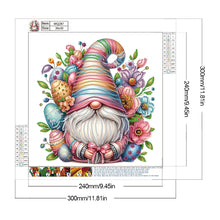 Load image into Gallery viewer, Flower Gnome 30*30CM(Canvas) Partial Special Shaped Drill Diamond Painting
