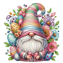 Load image into Gallery viewer, Flower Gnome 30*30CM(Canvas) Partial Special Shaped Drill Diamond Painting
