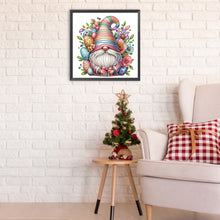 Load image into Gallery viewer, Flower Gnome 30*30CM(Canvas) Partial Special Shaped Drill Diamond Painting
