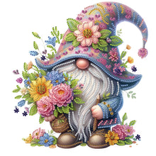 Load image into Gallery viewer, Flower Gnome 30*30CM(Canvas) Partial Special Shaped Drill Diamond Painting
