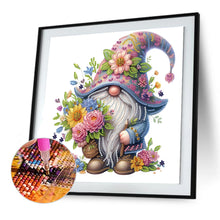 Load image into Gallery viewer, Flower Gnome 30*30CM(Canvas) Partial Special Shaped Drill Diamond Painting
