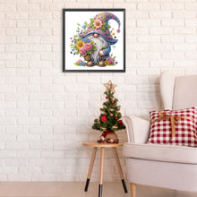 Load image into Gallery viewer, Flower Gnome 30*30CM(Canvas) Partial Special Shaped Drill Diamond Painting
