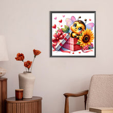 Load image into Gallery viewer, Cute Bee 30*30CM(Canvas) Full Round Drill Diamond Painting
